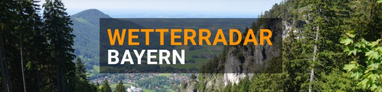 Wetterradar Bayern LIVE: ️ Regen, Gewitter, Unwetter & Wolken ?️