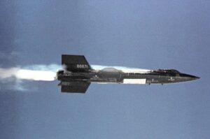 X-15 im Flug